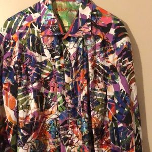 Robert Graham multi-colored button down